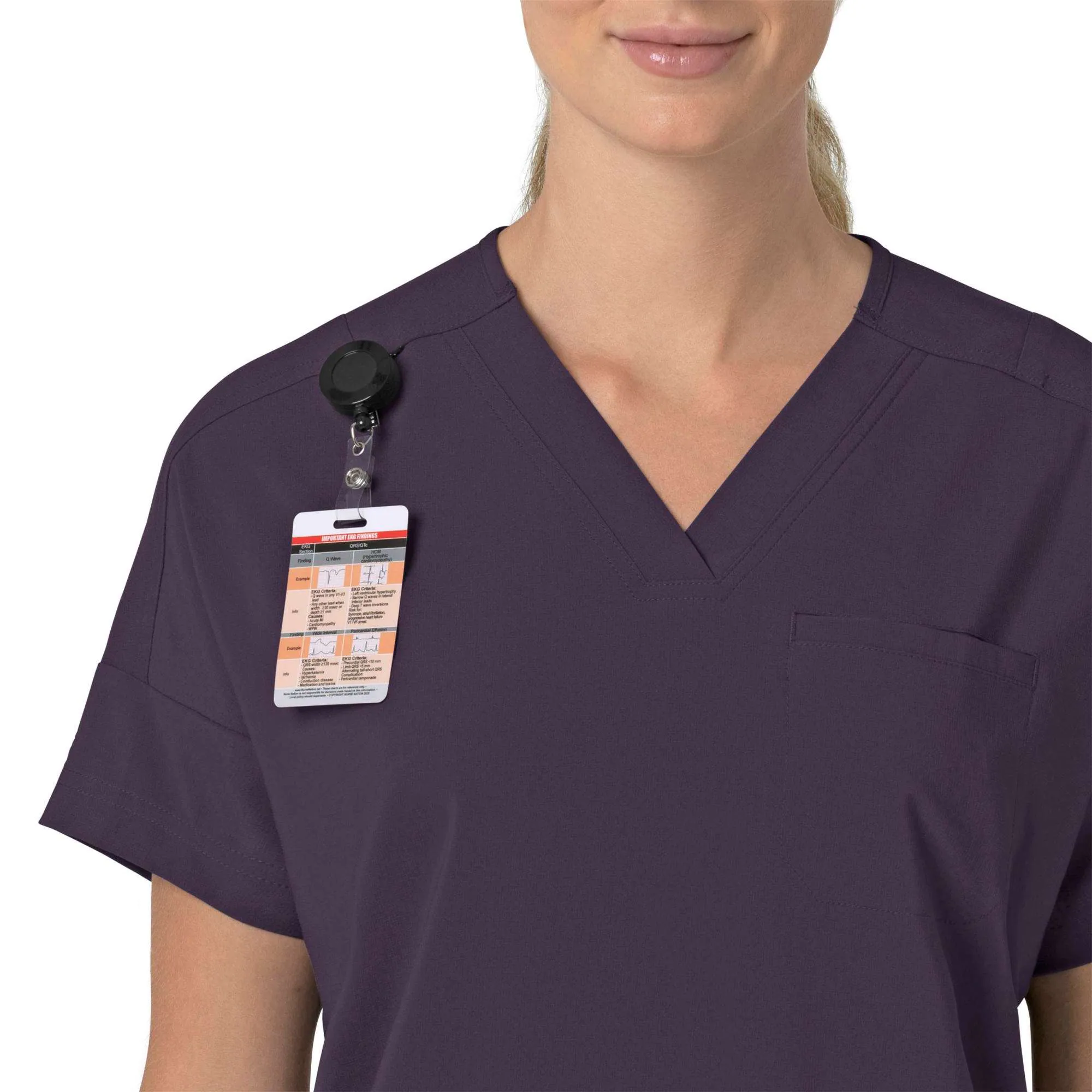 Women's Force Cross-Flex  Oversized V-Neck Scrub Top