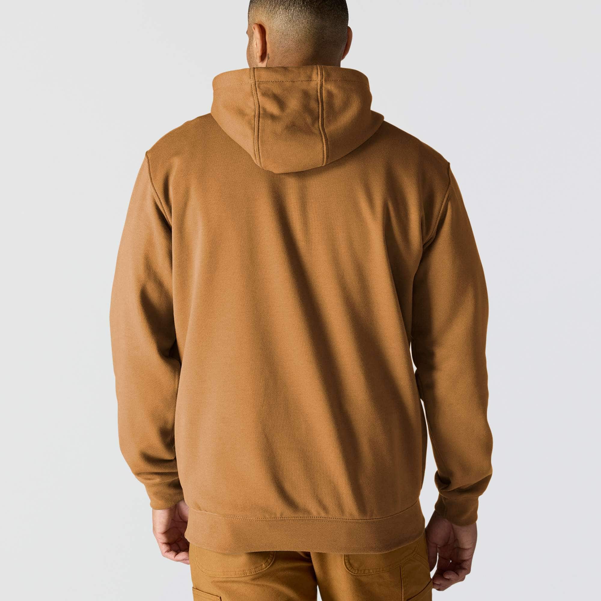 Loose Fit Midweight Logo Sleeve Graphic Hoodie