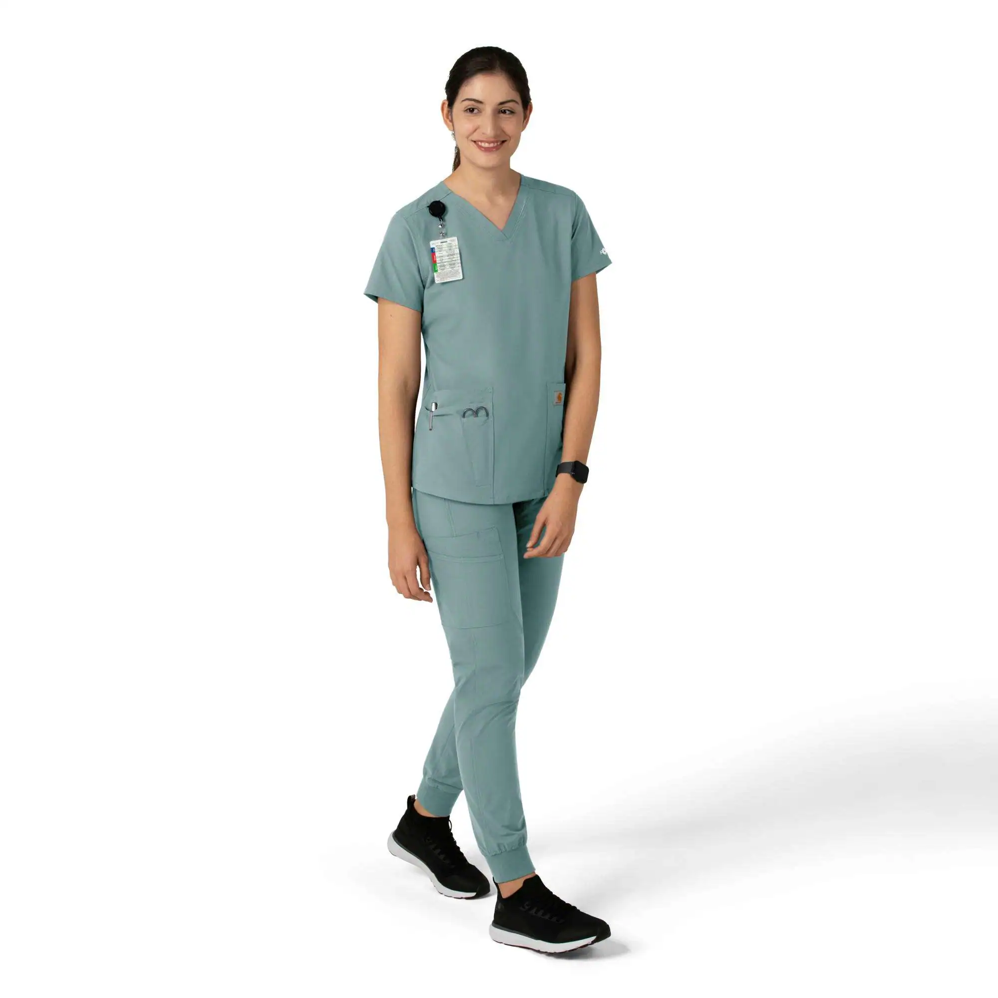 Women's Force Essentials V-Neck Scrub Top