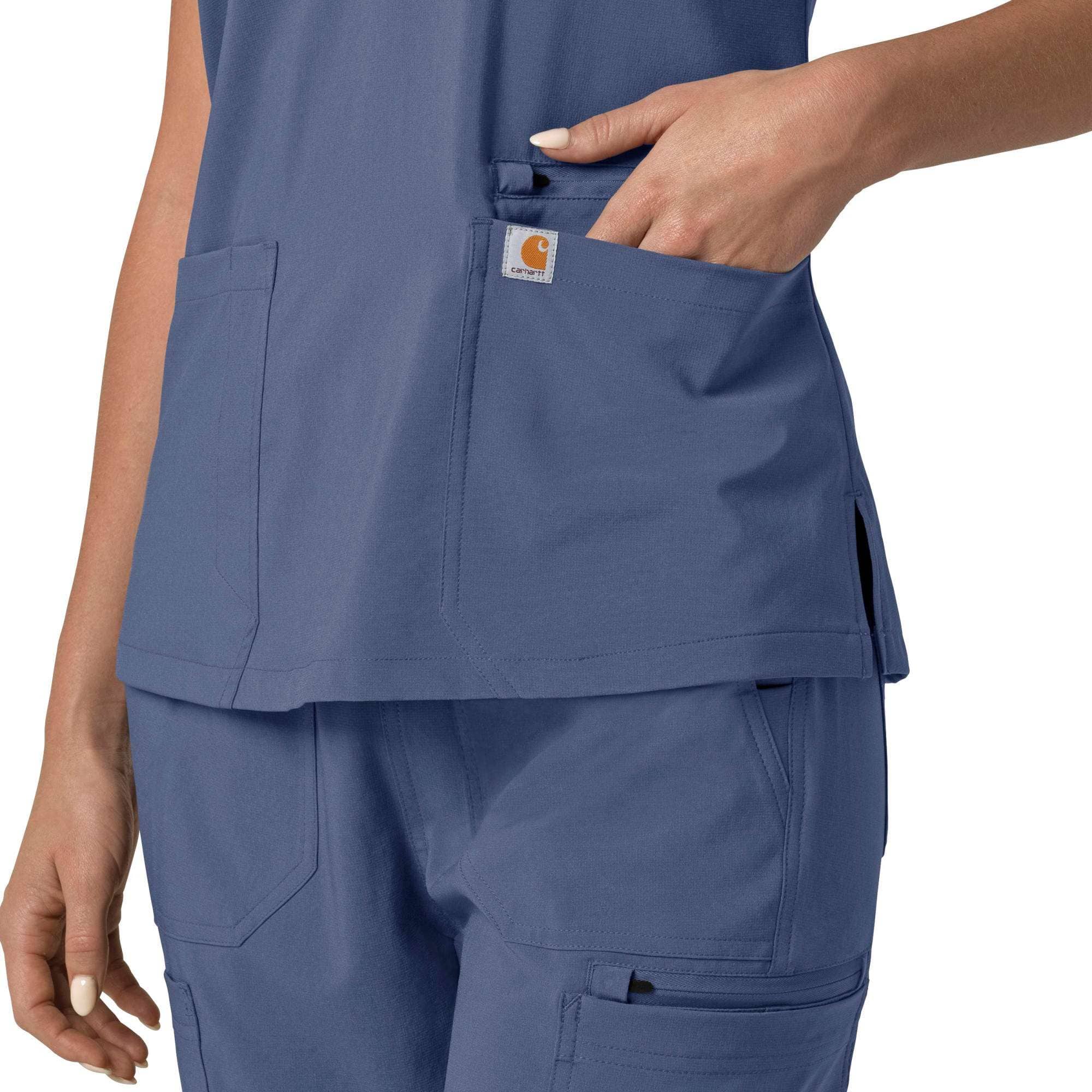 Women's Force Cross-Flex  Flex Panel V-Neck Scrub Top