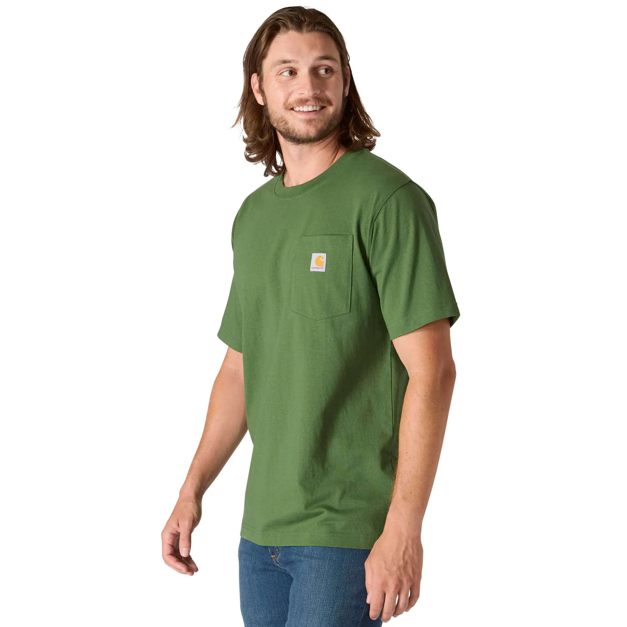 Relaxed Fit Heavyweight Short-Sleeve Pocket Outdoor Graphic T-Shirt