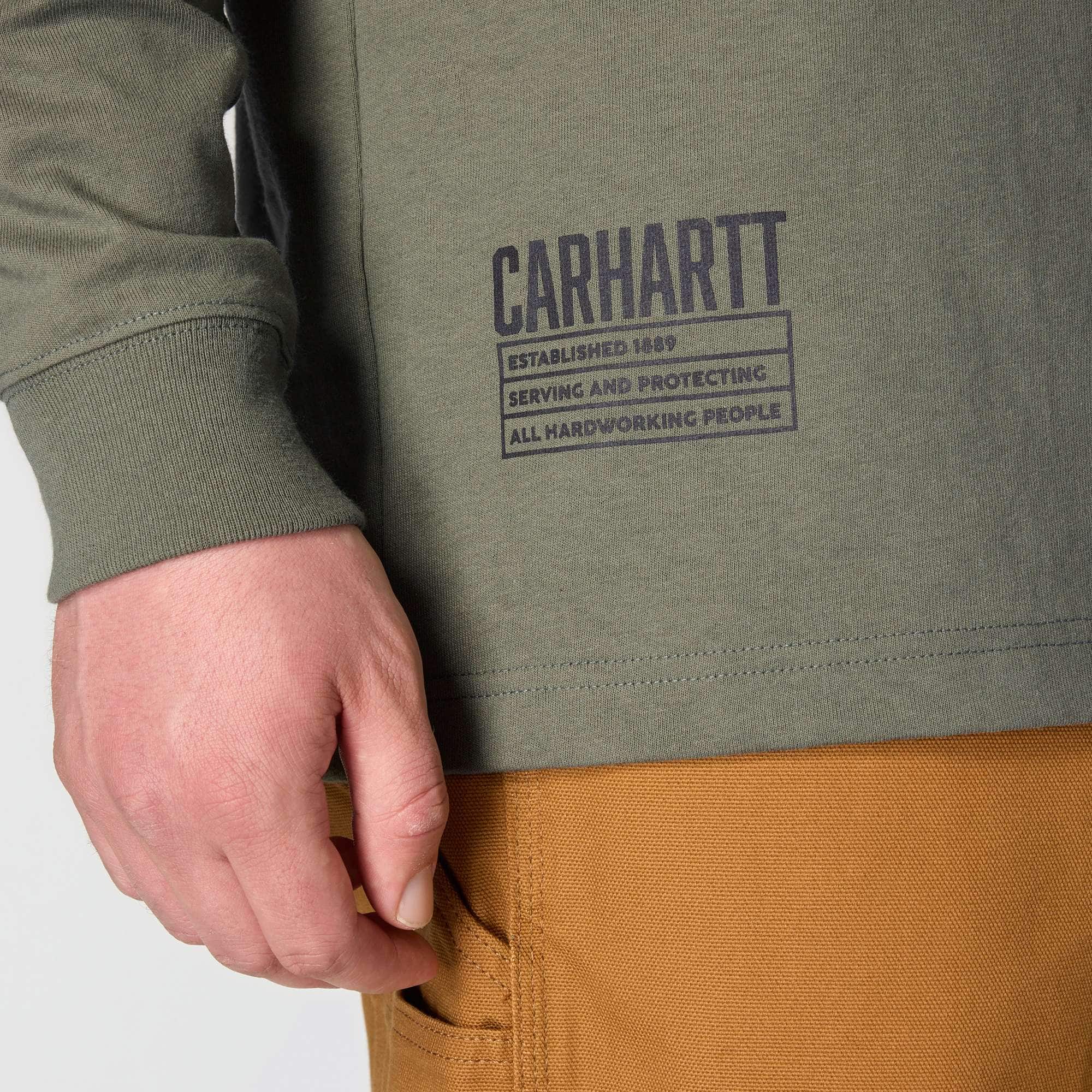 Loose Fit Heavyweight Long-Sleeve Pocket 1889 T-Shirt