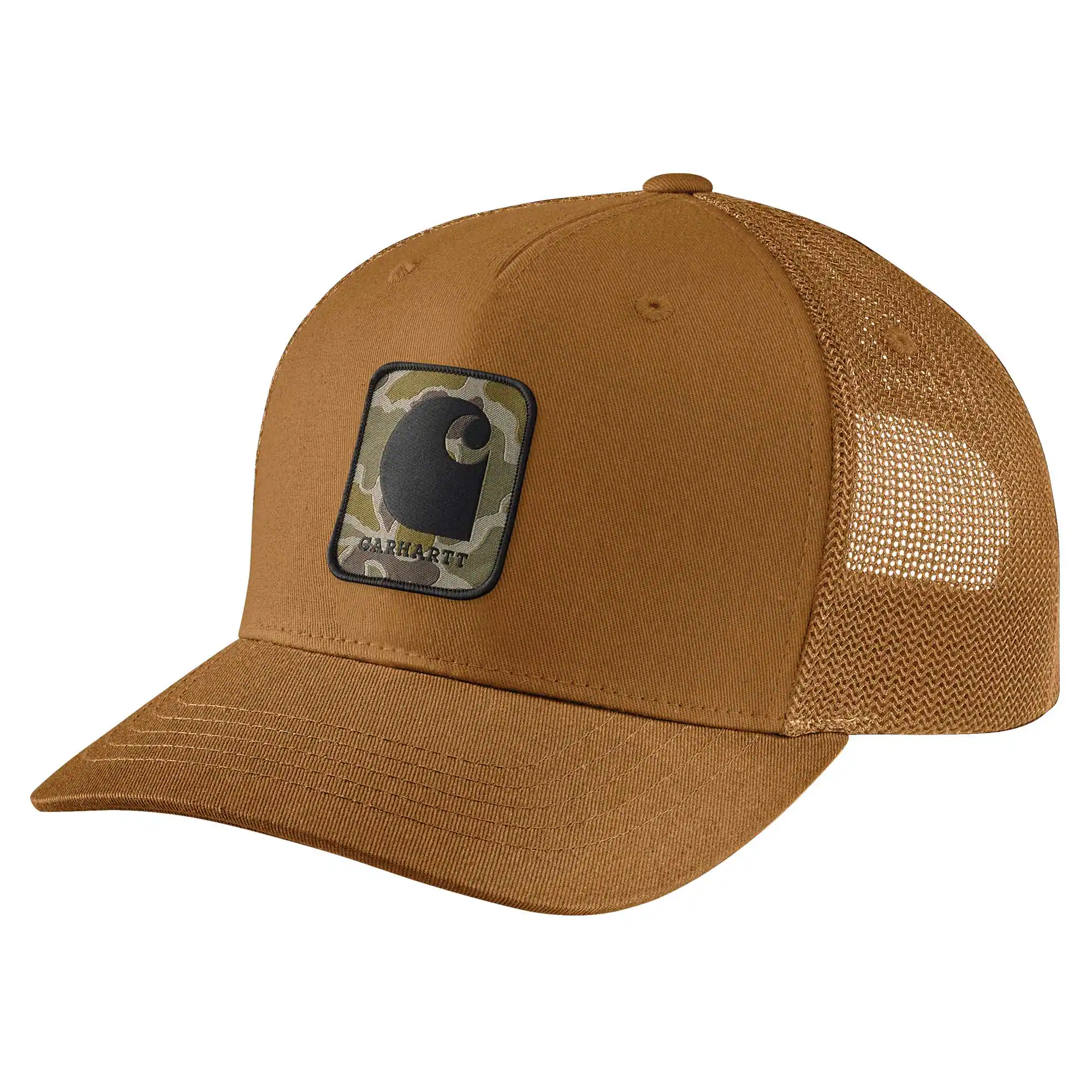 Rugged Flex® Twill Mesh-Back Camo Patch Cap