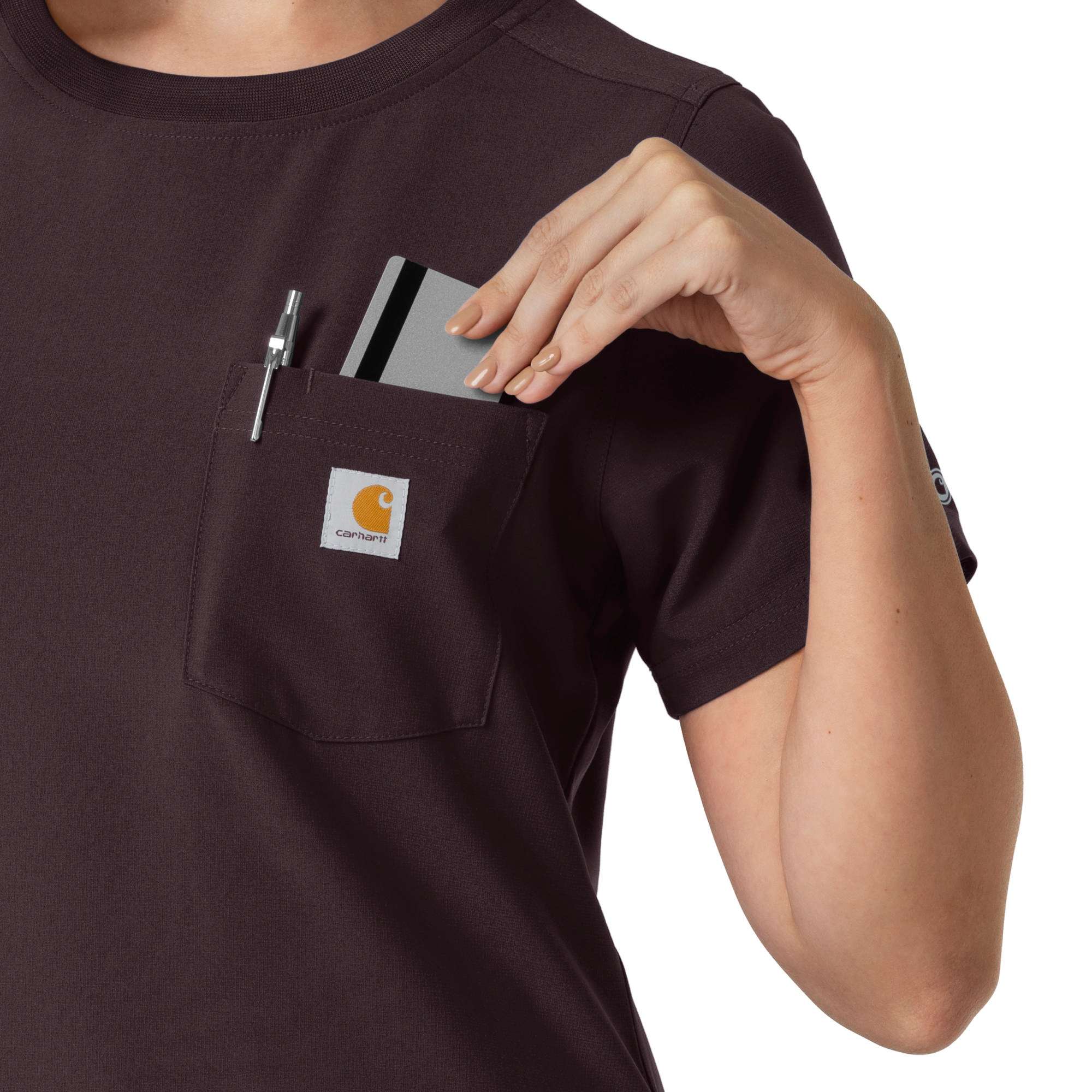 Women's Force Cross-Flex Crew Neck Scrub Top