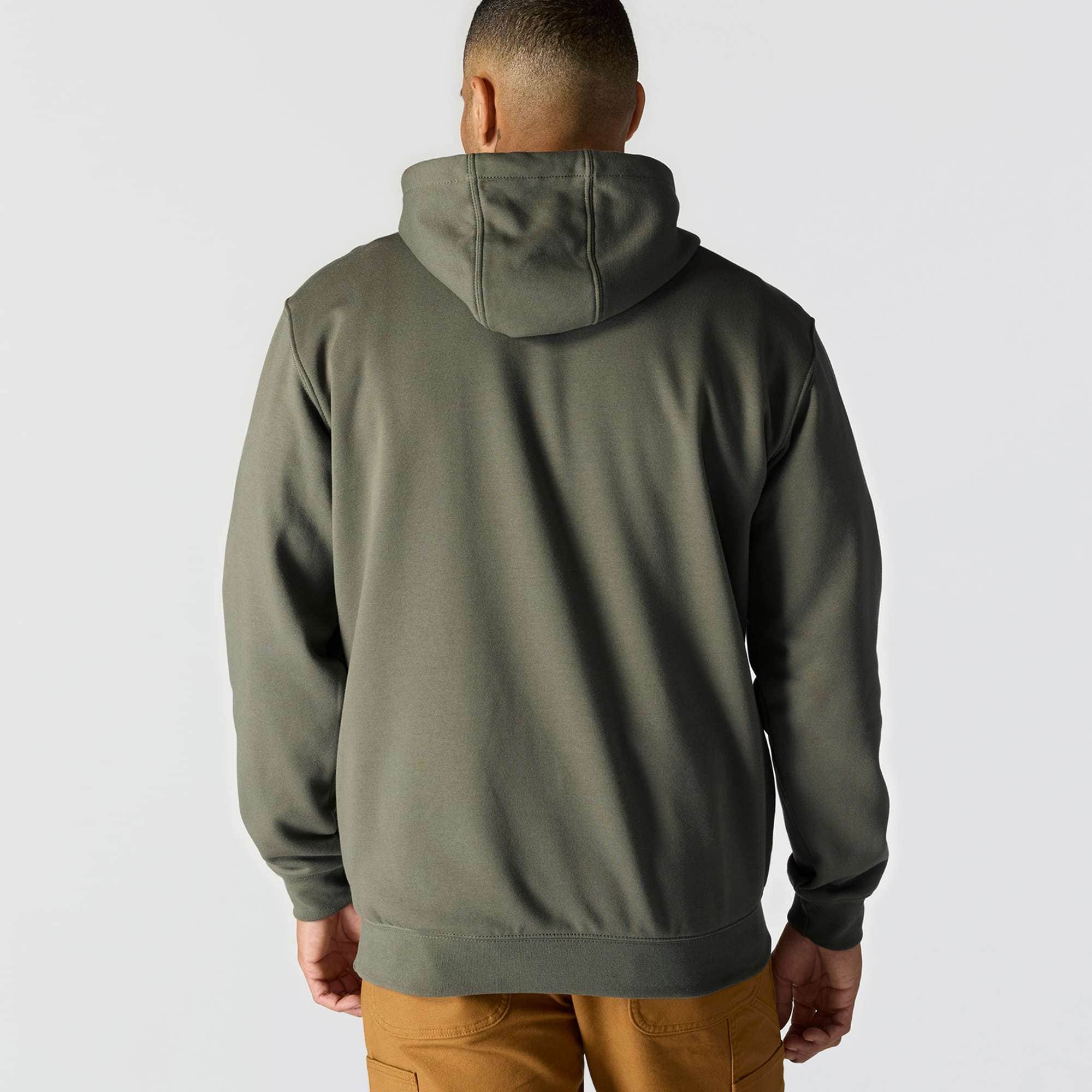 Loose Fit Midweight Logo Sleeve Graphic Hoodie
