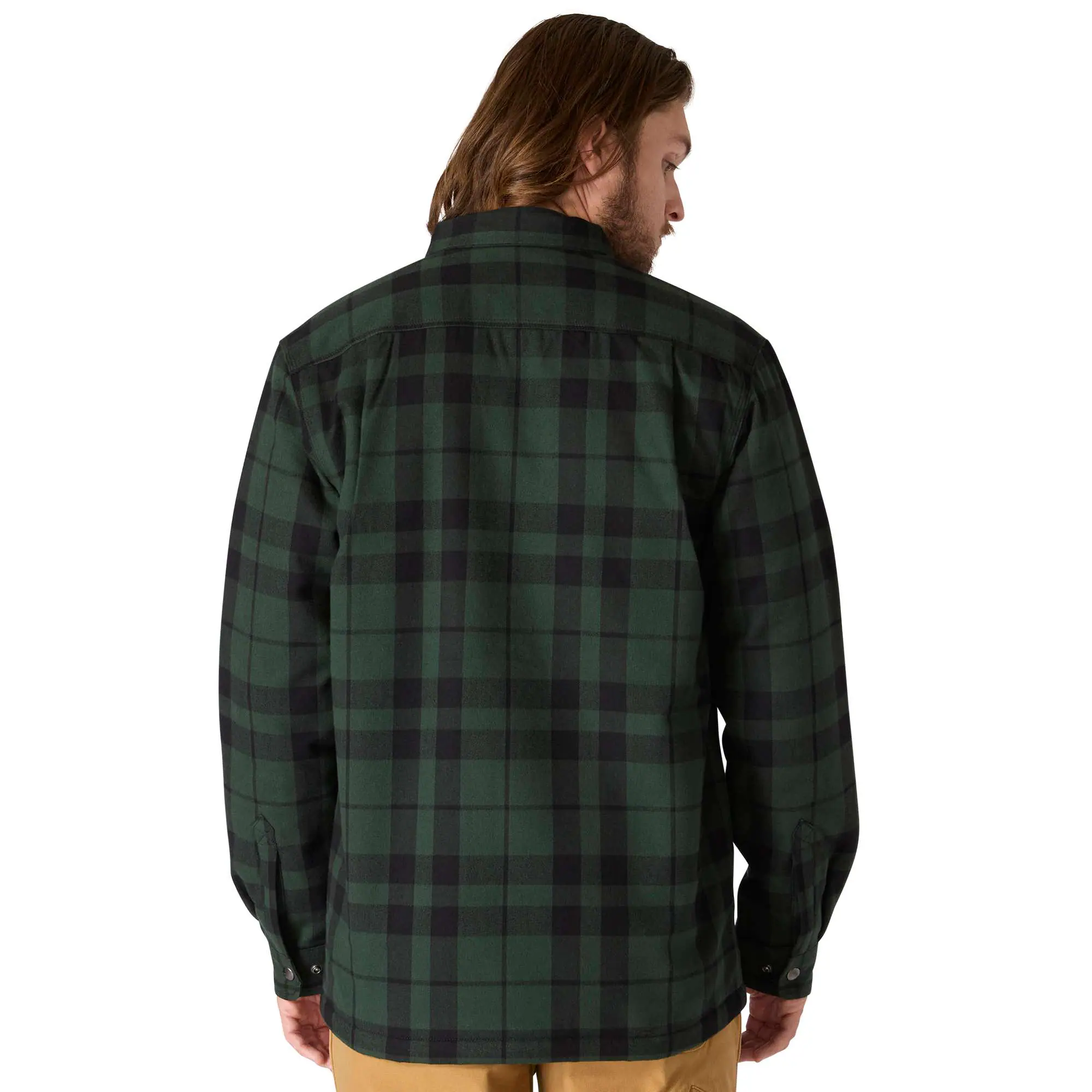 Relaxed Fit Flannel Sherpa-Lined Shirt Jac