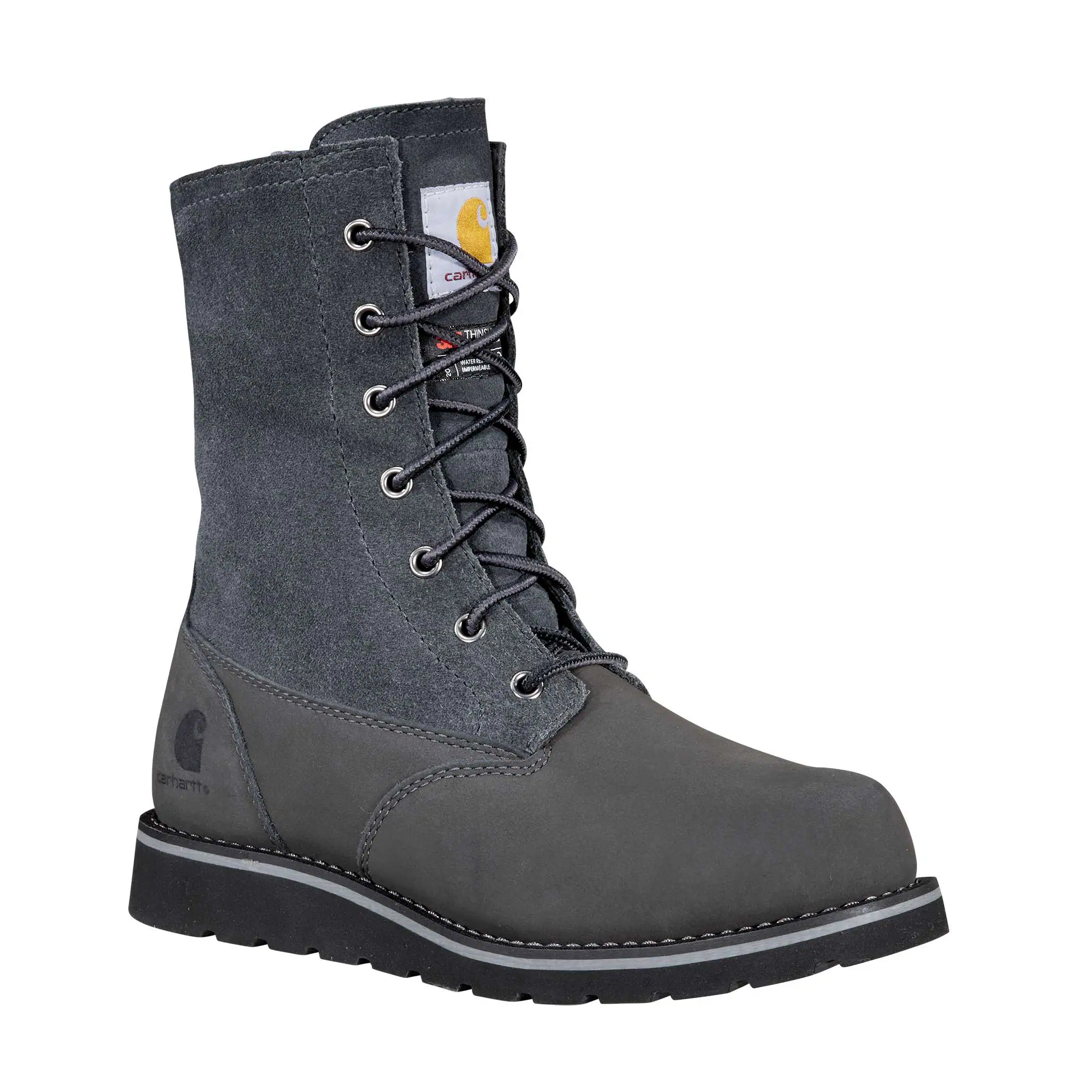 Women's 8" Waterproof Insulated Wedge Fold Down Winter Boot