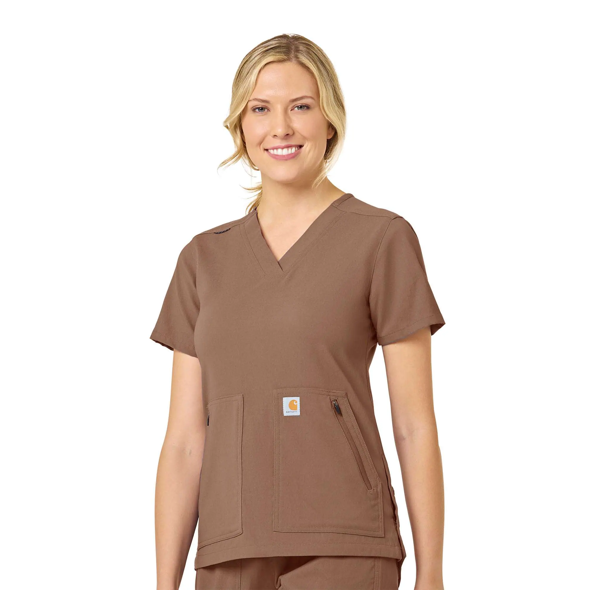 Women's Rugged Flex® Peak  4-Pocket V-Neck Scrub Top