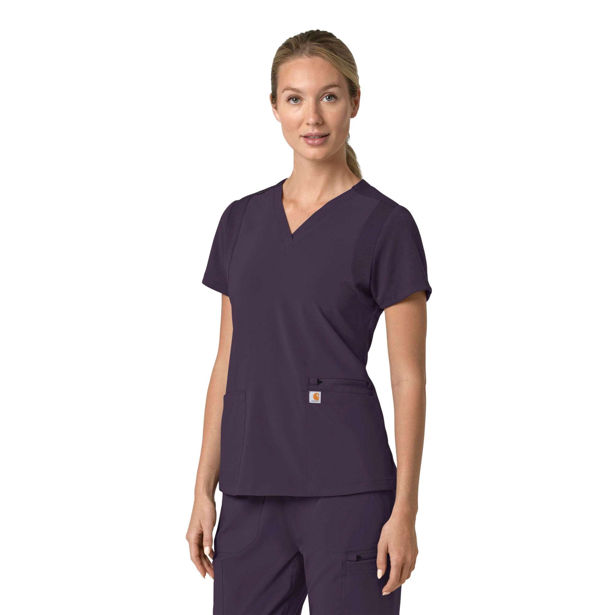 Women's Force Cross-Flex  Flex Panel V-Neck Scrub Top