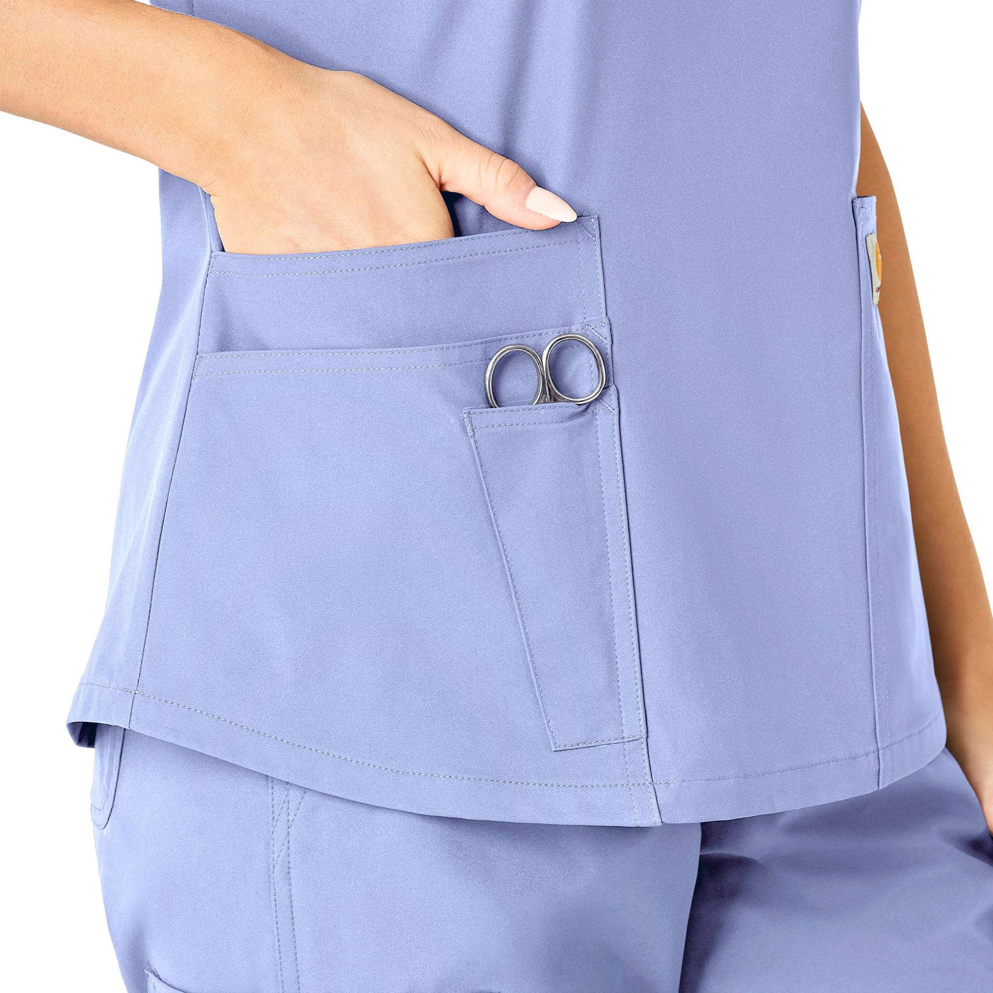 Women's Force Essentials V-Neck Scrub Top