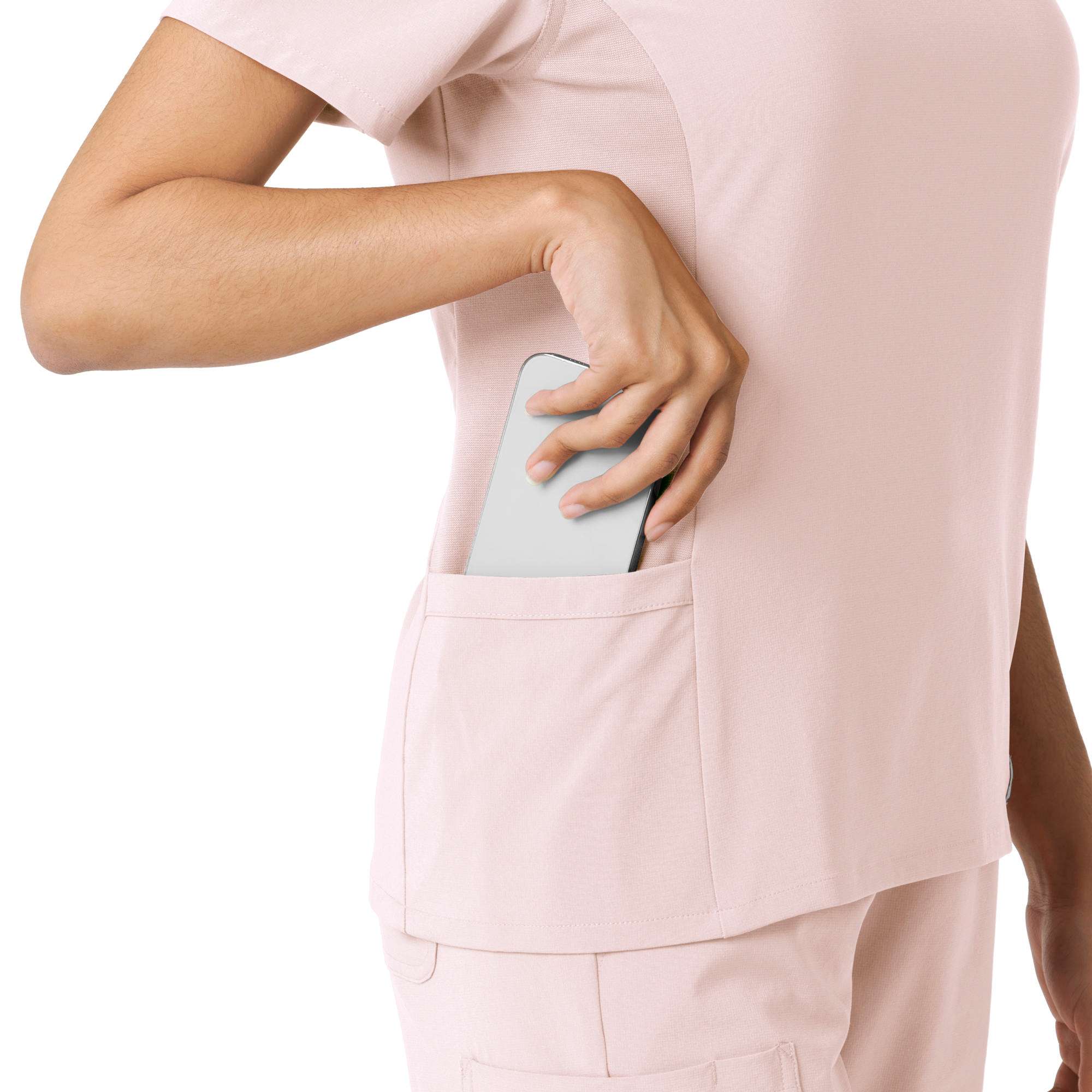 Women's Force Cross-Flex Knit Panel Scrub Top