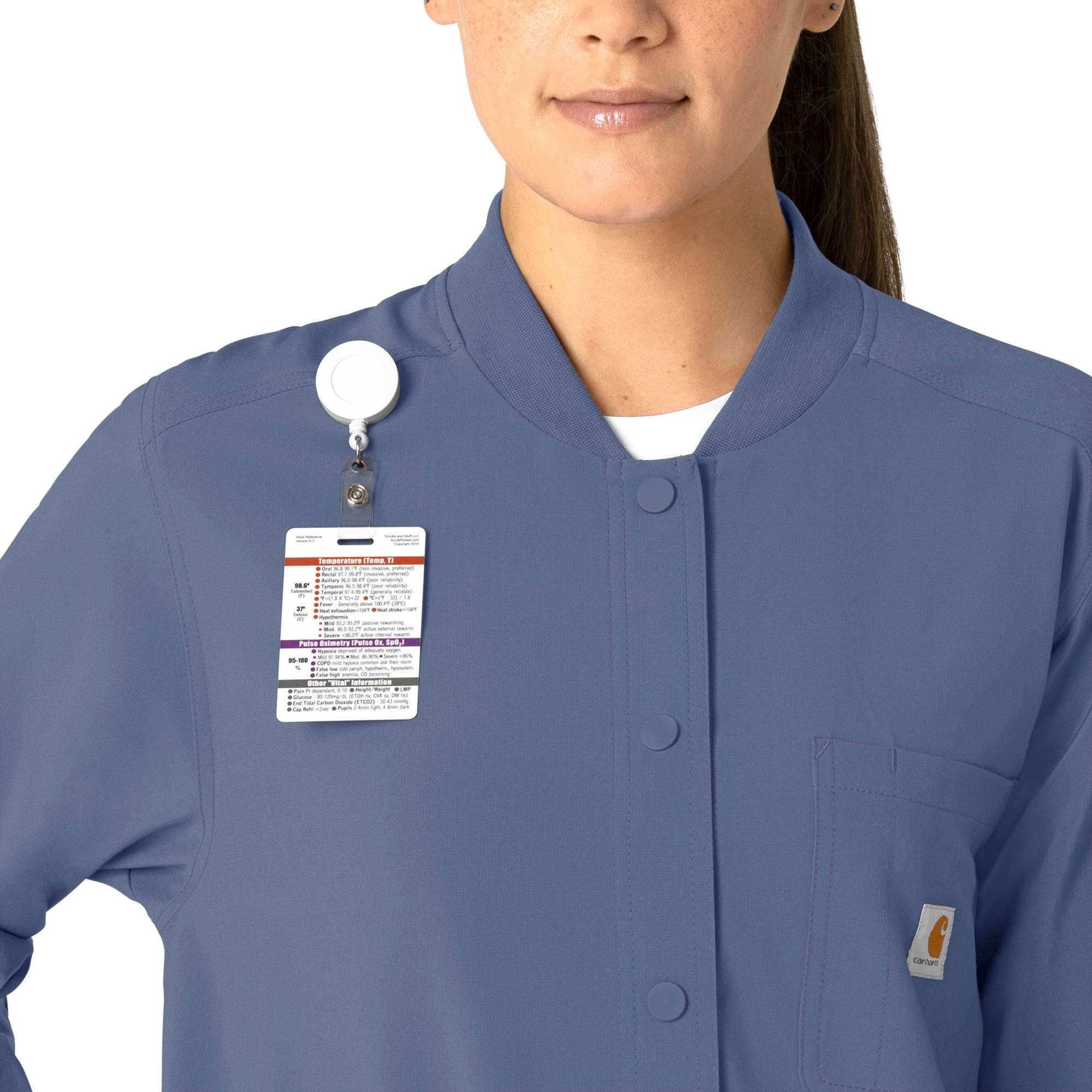 Women's Force Cross-Flex Shirt Scrub Jacket