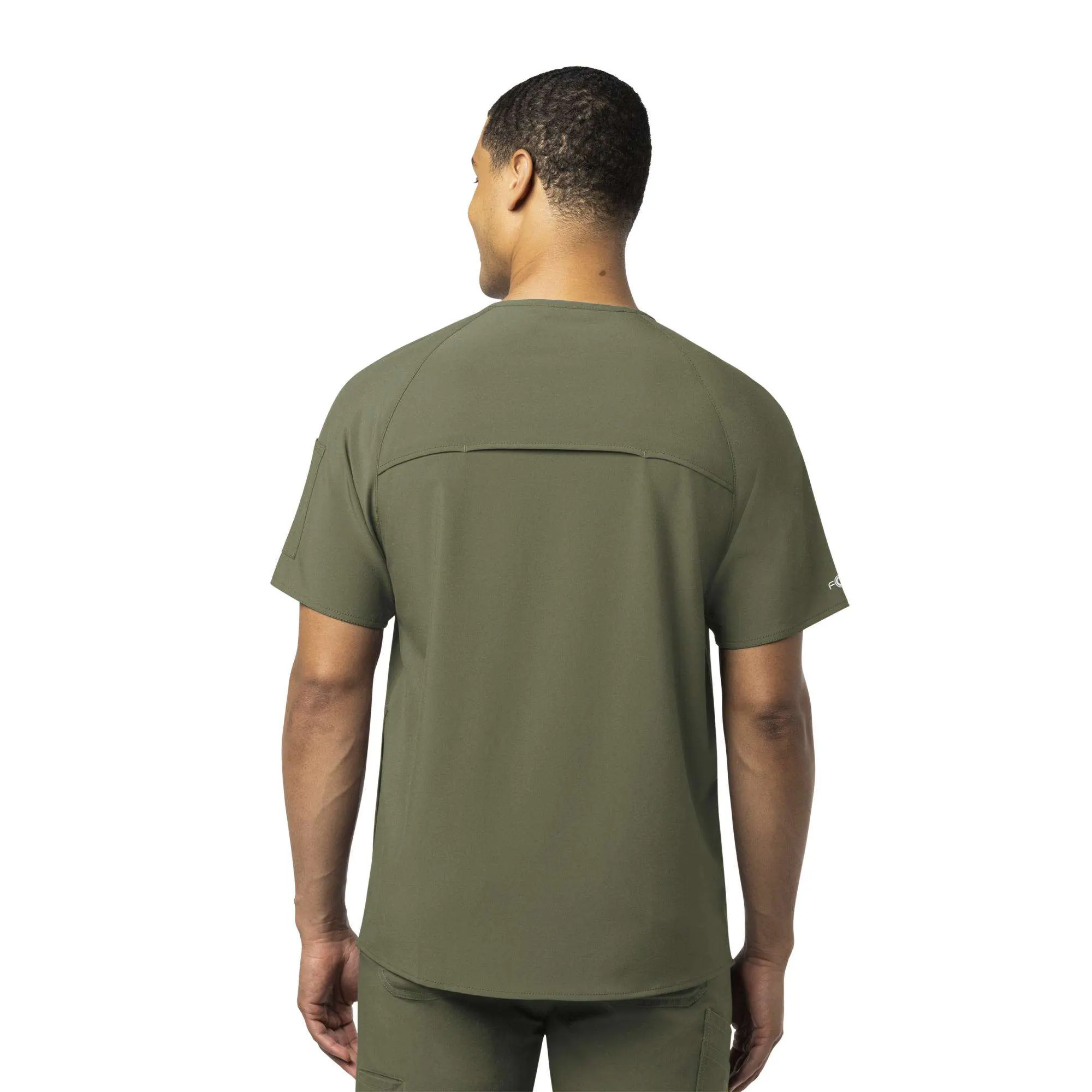 Force Cross-Flex Chest Pocket V-Neck Scrub Top