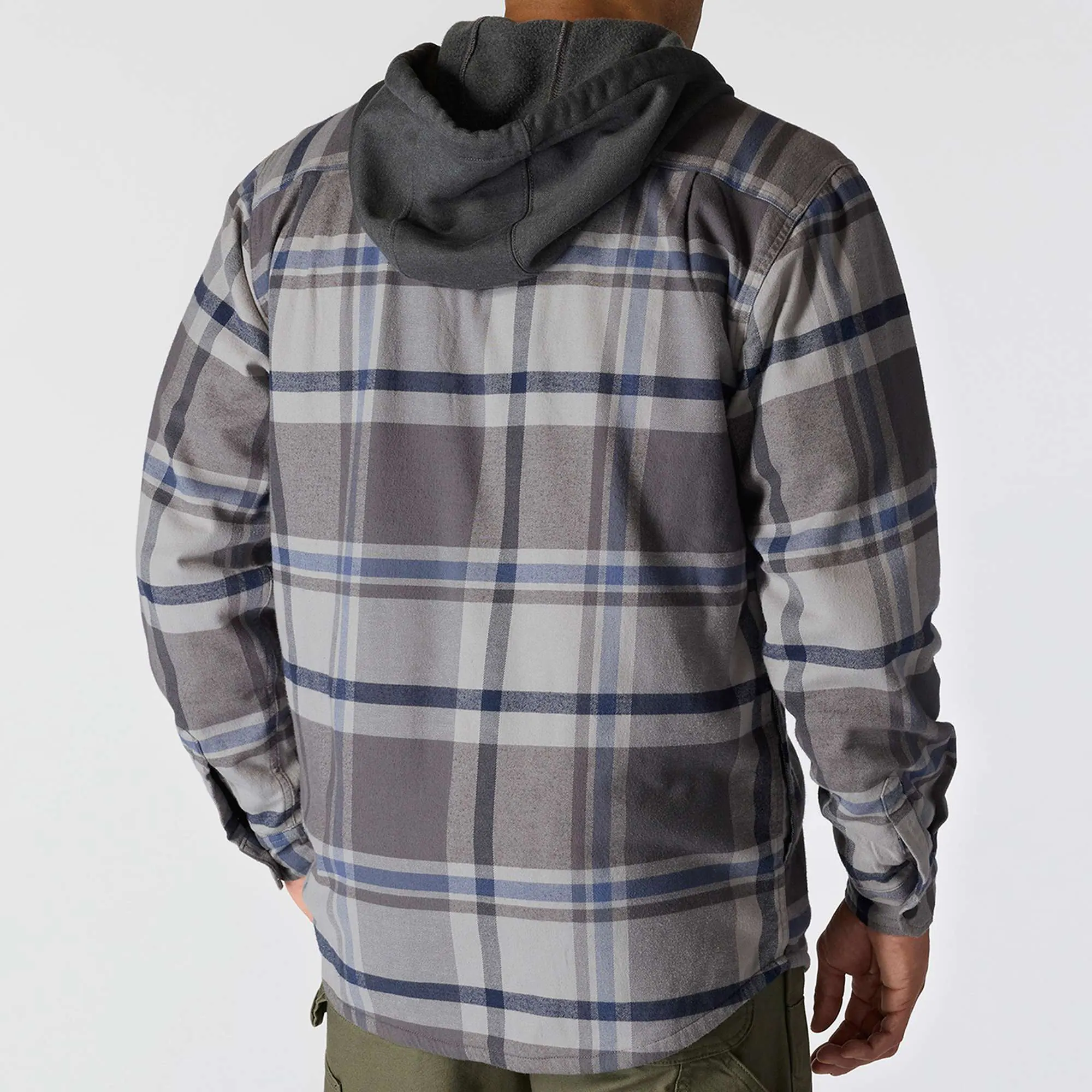 Rugged Flex® Relaxed Fit Flannel Fleece Lined Hooded Shirt Jac