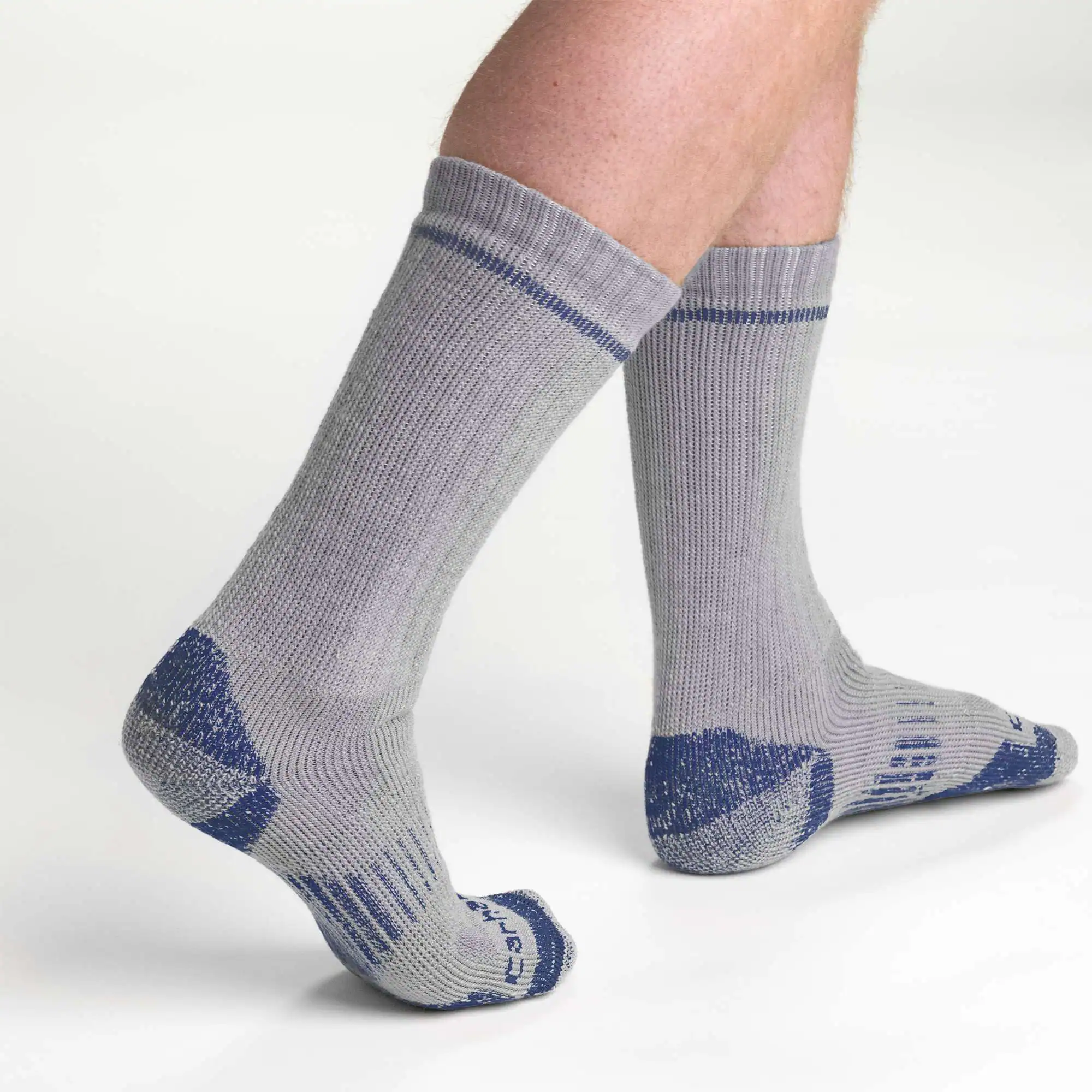Midweight Synthetic-Wool Blend Boot Sock 2-Pack