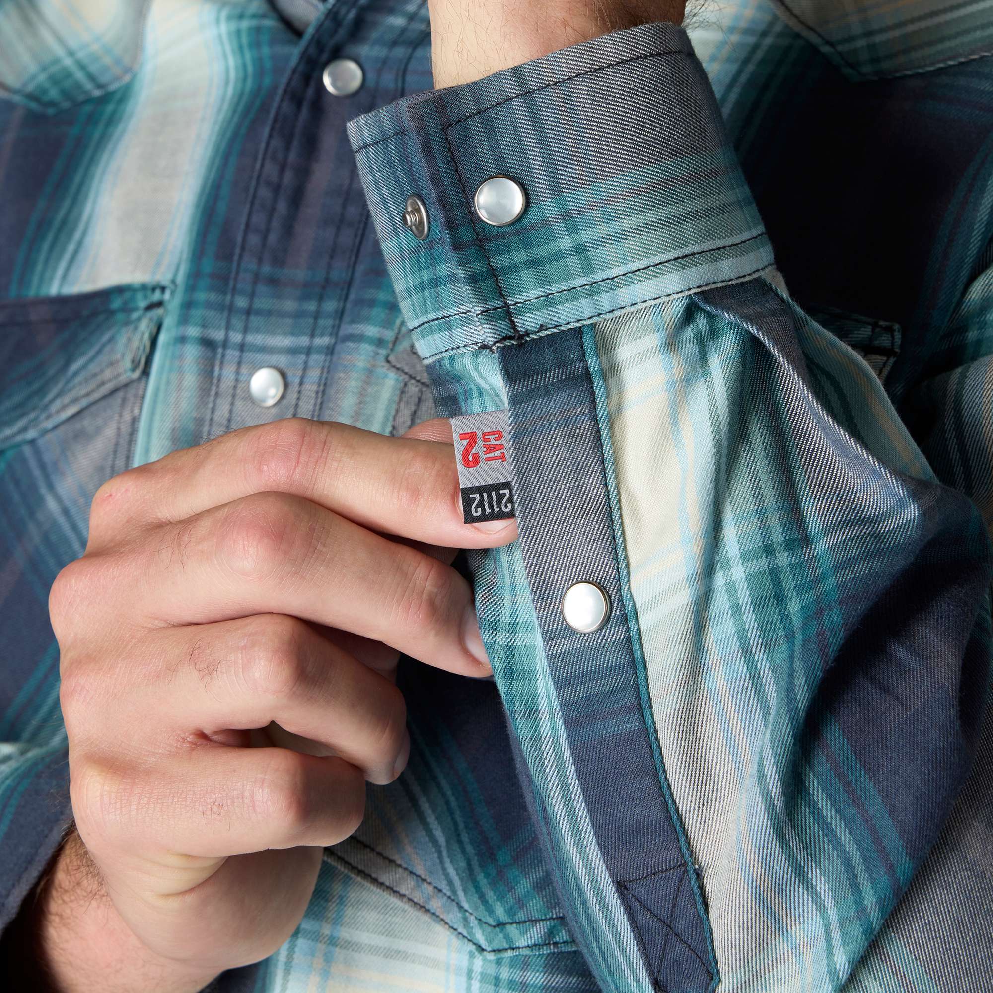 Flame Resistant Montana Relaxed Fit Midweight Twill Snap Front Plaid Shirt