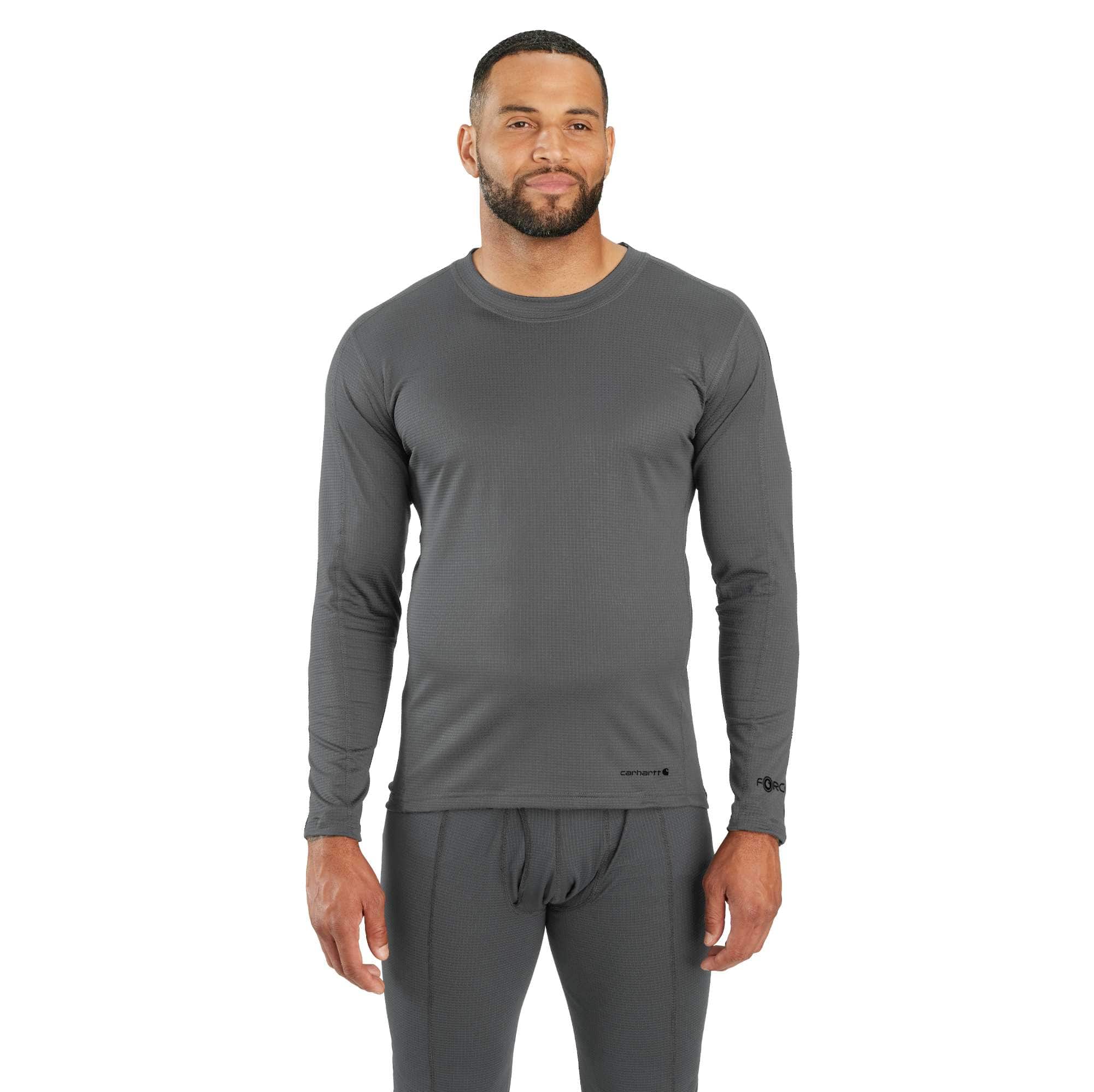 Men's Base Layer Thermal Shirt - Carhartt Force® - Lightweight - Stretch Grid