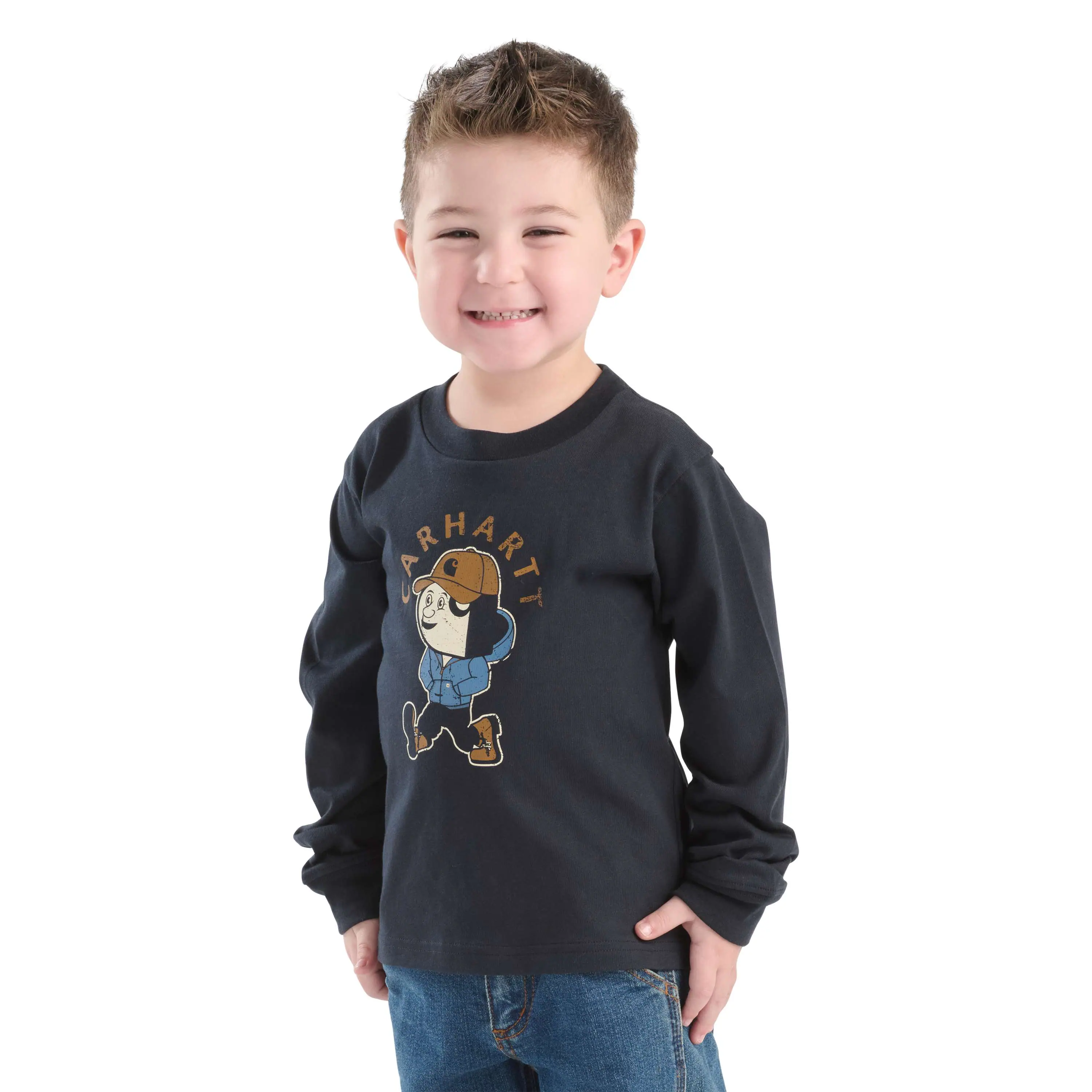 Boys' Long Sleeve Character Graphic T-Shirt (Toddler/Child/Youth)