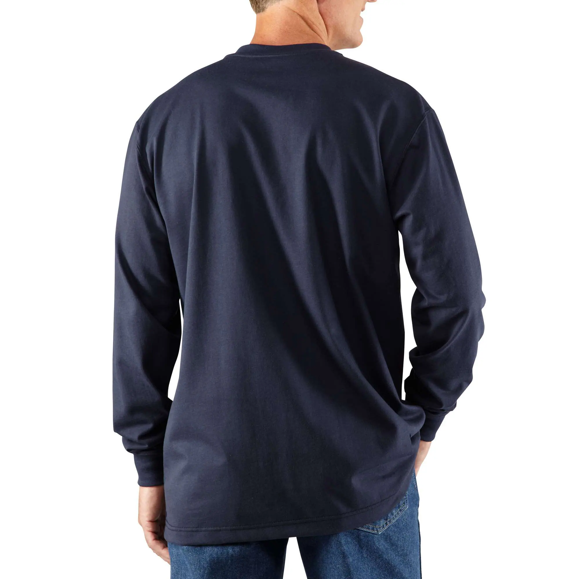 Flame-Resistant Carhartt Force® Cotton Long-Sleeve Henley