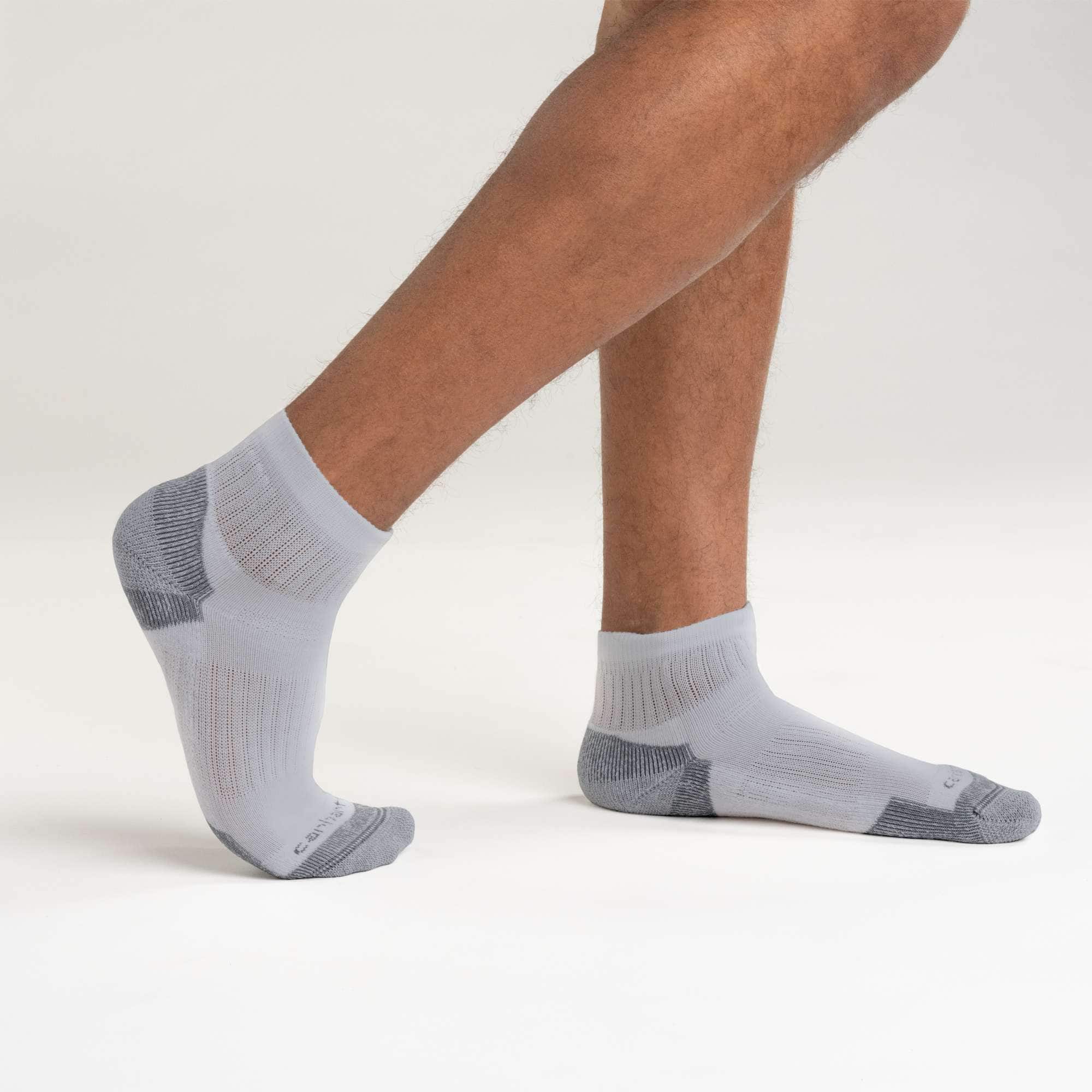 Midweight Cotton Blend Quarter Sock 3-Pack