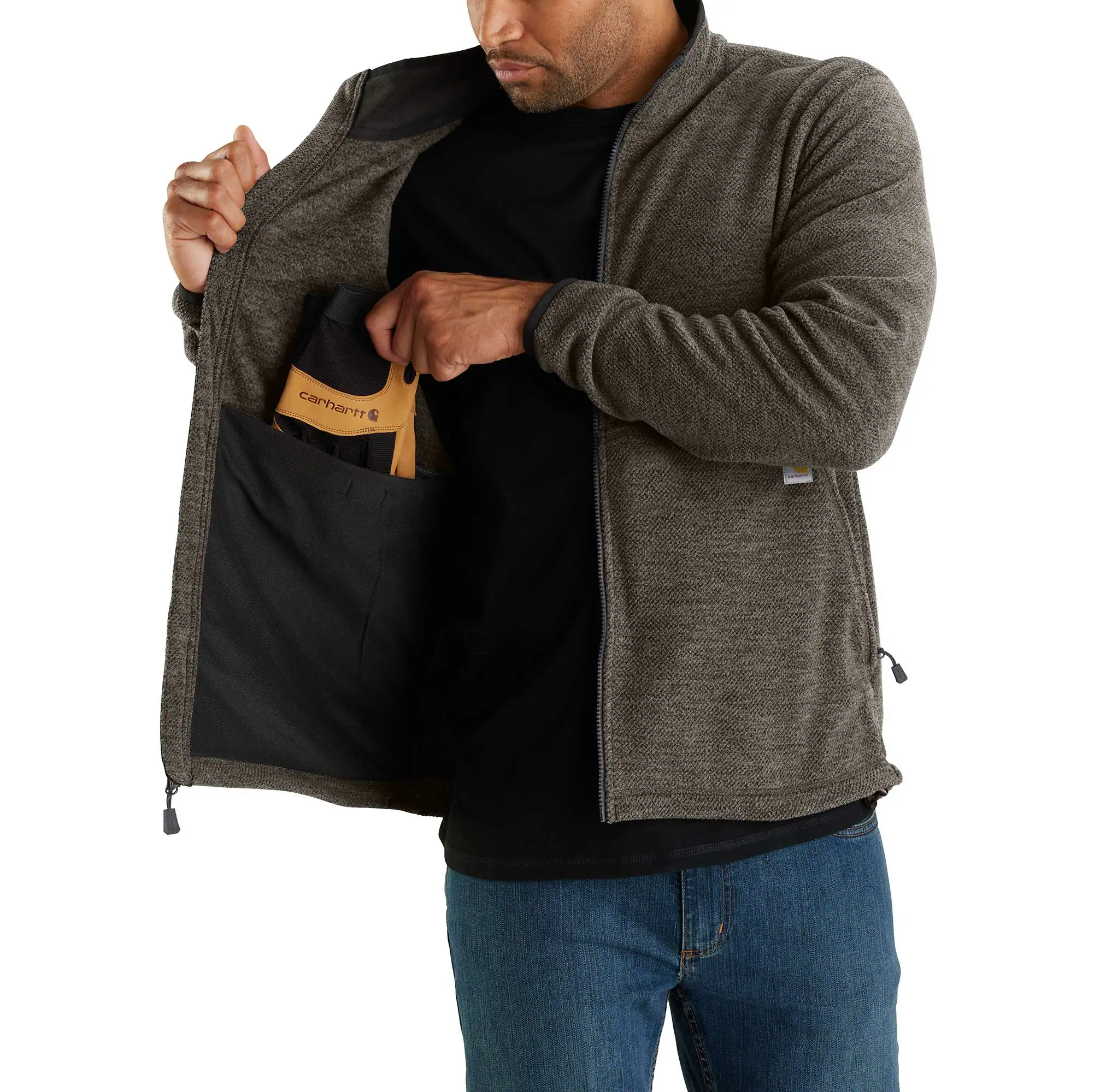 Full-Zip Relaxed Fit Fleece Jacket - 1 Warm Rating