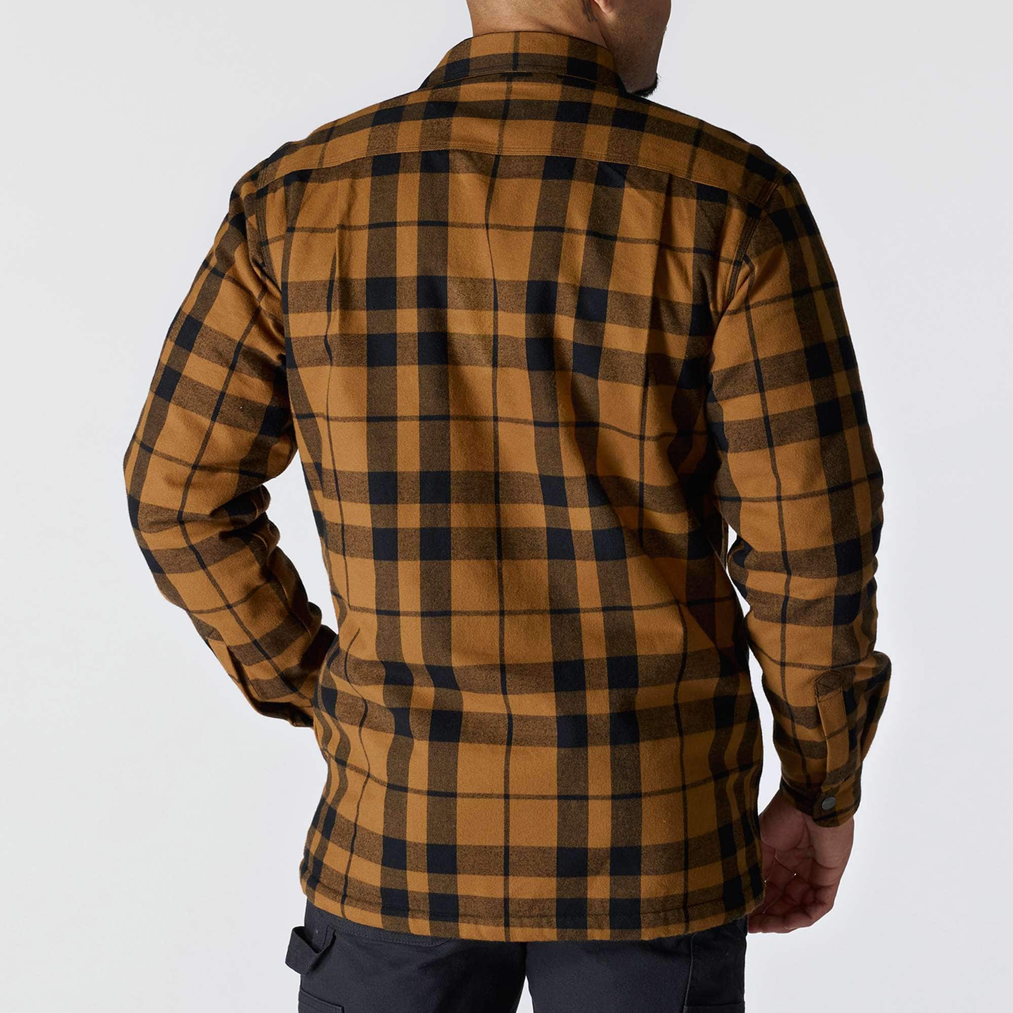 Relaxed Fit Flannel Sherpa-Lined Shirt Jac
