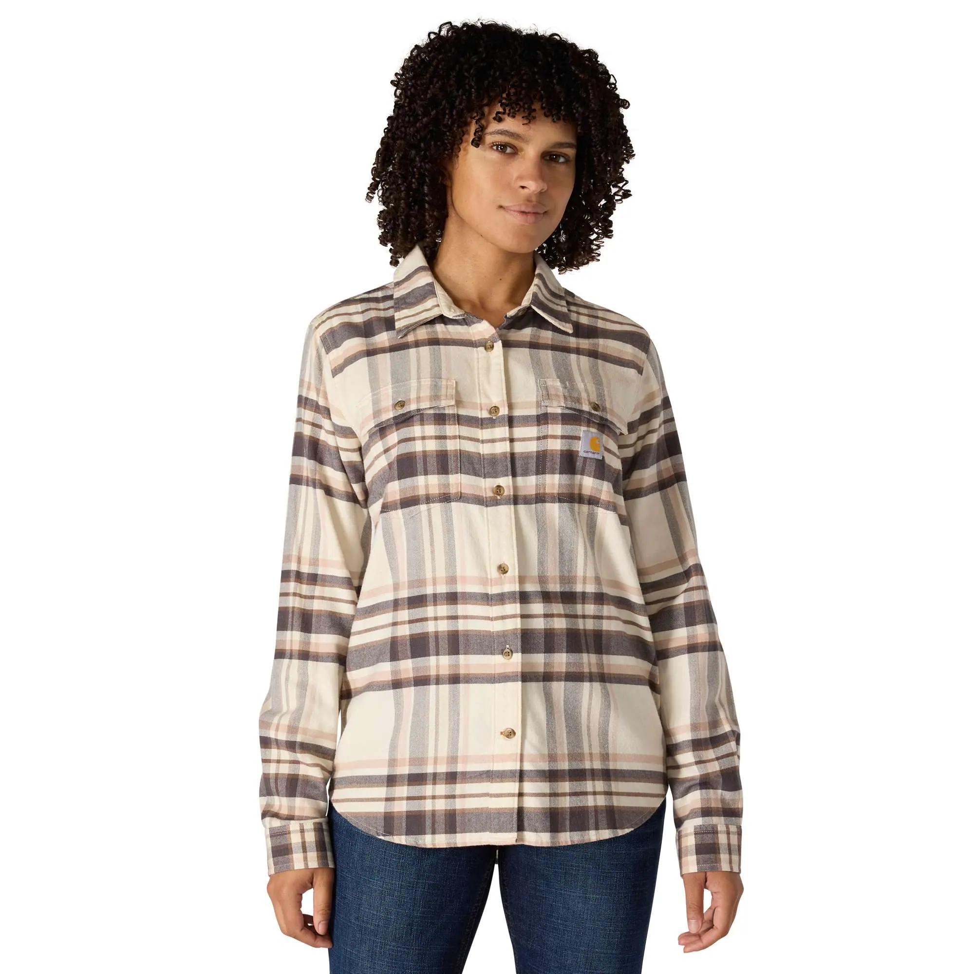 Women's TENCEL™ Fiber Series Relaxed Fit Plaid Shirt