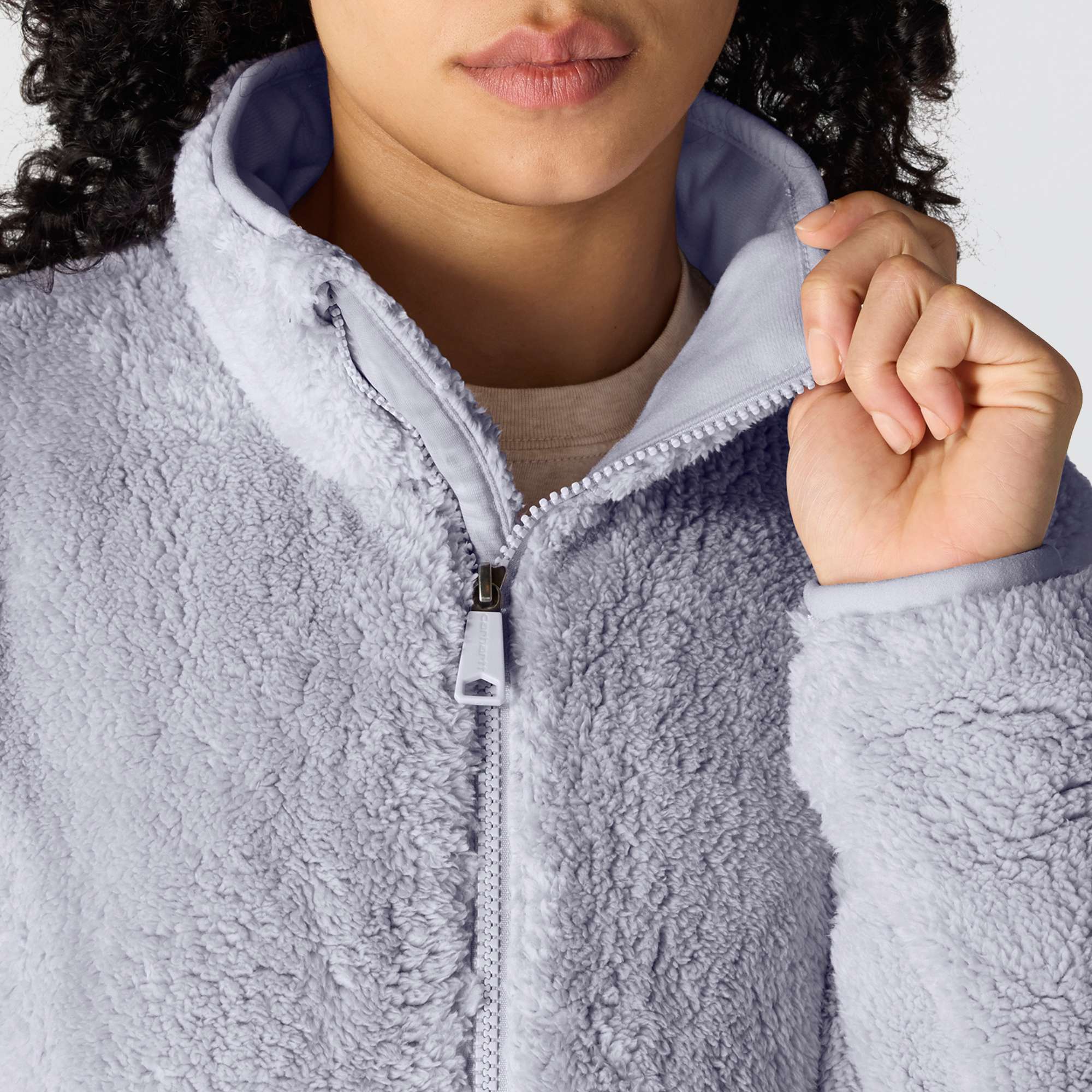 Women's Loose Fit Fleece Pullover - 3 Warmest Rating
