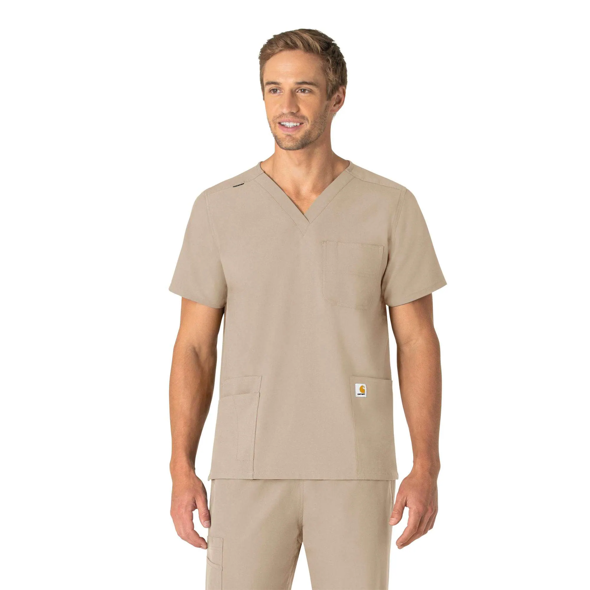 Unisex Force Essentials V-Neck 6-Pocket Scrub Top