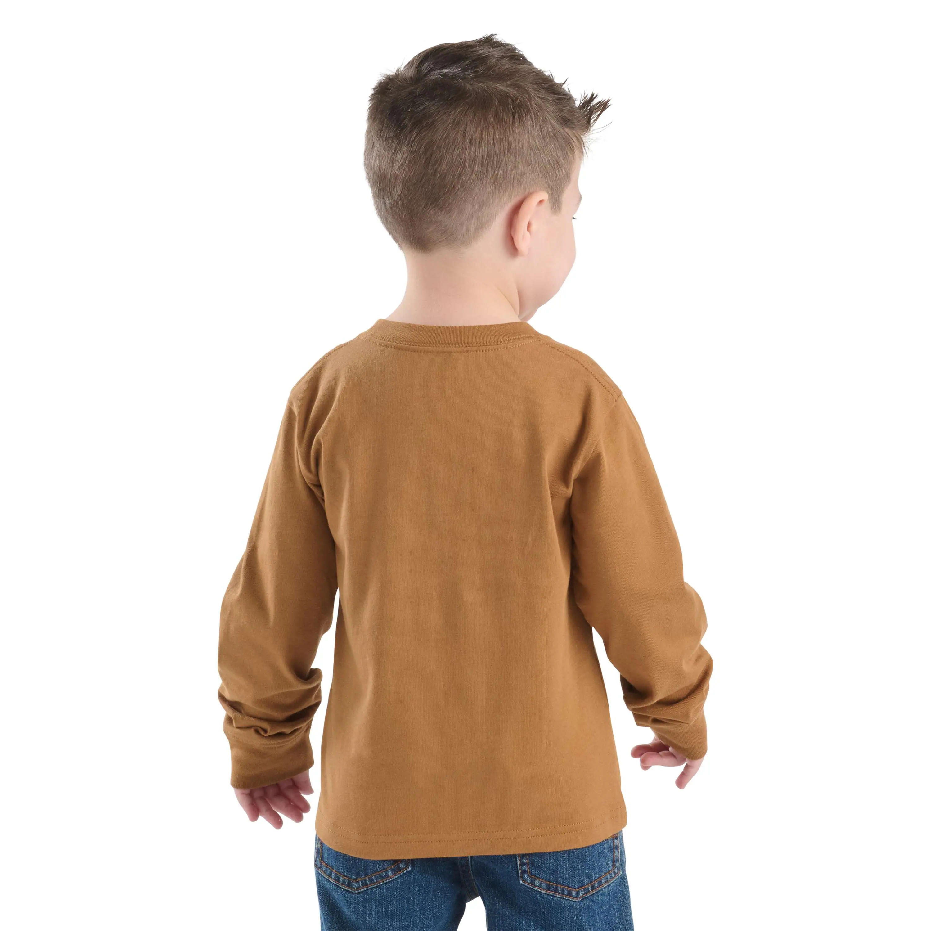Boys' Long Sleeve Tool Pocket T-Shirt (Toddler)
