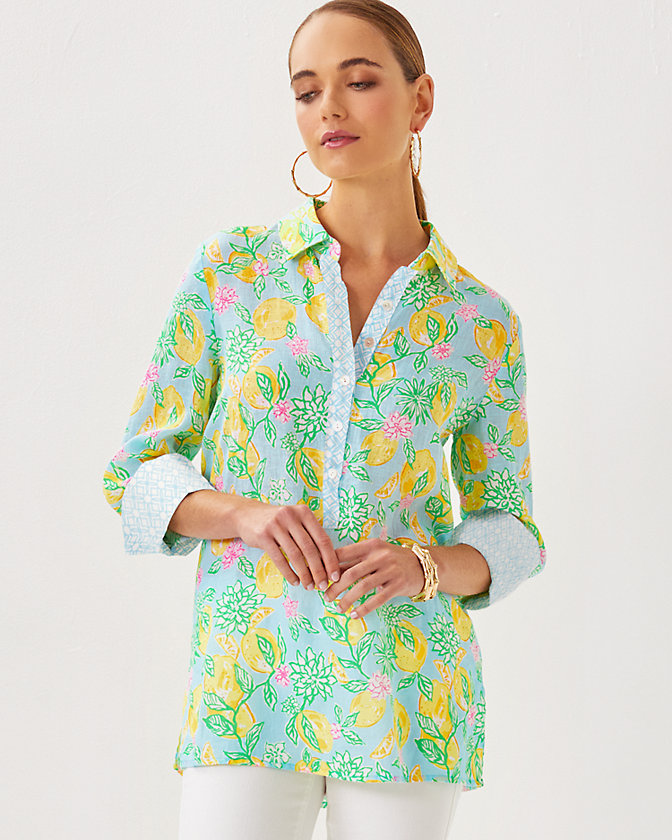 Riverlyn Pieced Print Tunic - Lilly Pulitzer Sale​