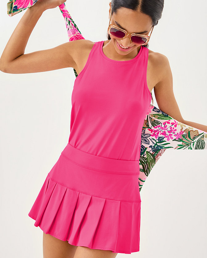 UPF 50+ Luxletic Freesia Pleated Skort - Lilly Pulitzer Sale​