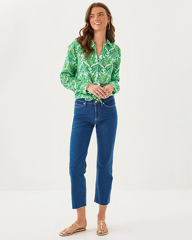 28" Lindessa High Rise Crop Jean - Lilly Pulitzer Sale​