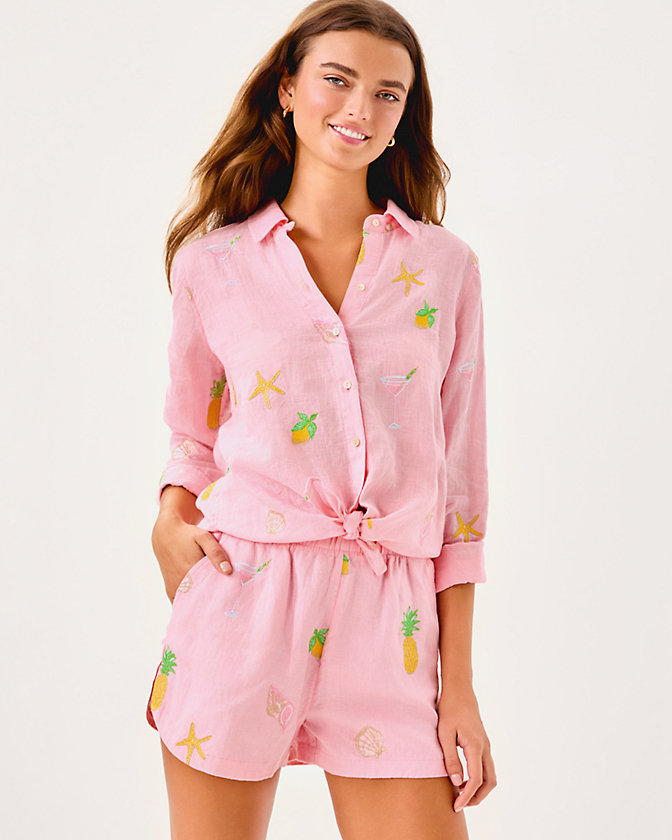 3" Elodey Linen Short - Lilly Pulitzer Sale​