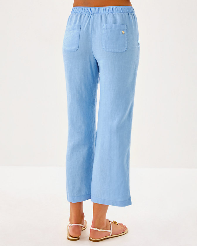 27" Brawley Linen Crop Pant - Lilly Pulitzer Sale​