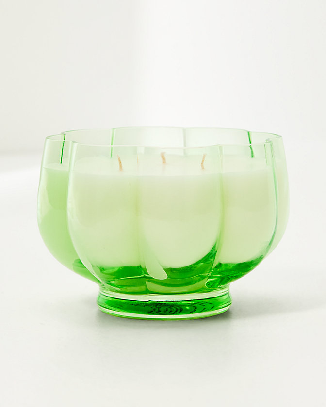 Glass Scallop Candle - Lilly Pulitzer Sale​