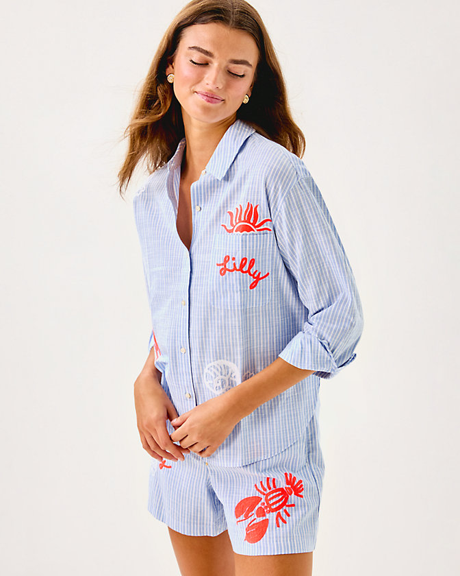 Bondi Button Down Shirt - Lilly Pulitzer Sale​