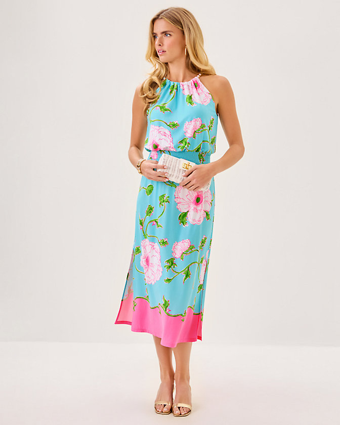 Gracelyn Halter Midi Dress - Lilly Pulitzer Sale​