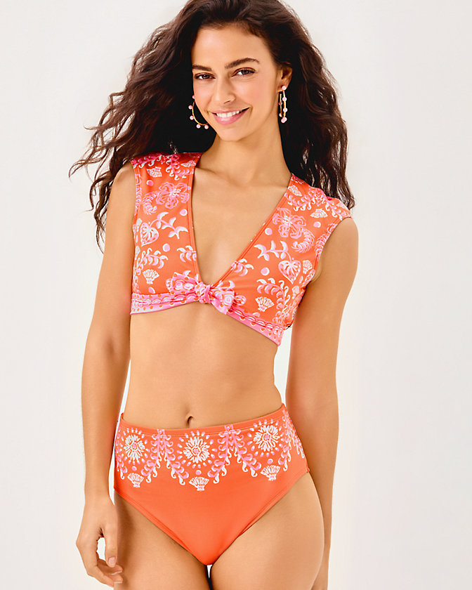 Meechi Cap Sleeve Swim Top - Lilly Pulitzer Sale​