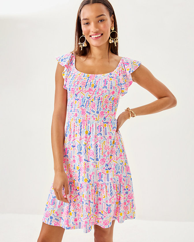Jilly Smocked Dress - Lilly Pulitzer Sale​