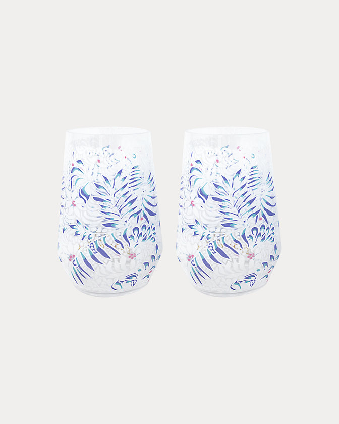 Acrylic Wine Glass Set - Lilly Pulitzer Sale​