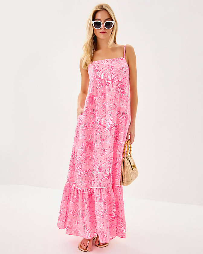 Rozalie Linen Maxi Dress - Lilly Pulitzer Sale​