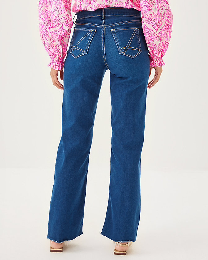 33" Aniston High Rise Straight Leg Jean - Lilly Pulitzer Sale​