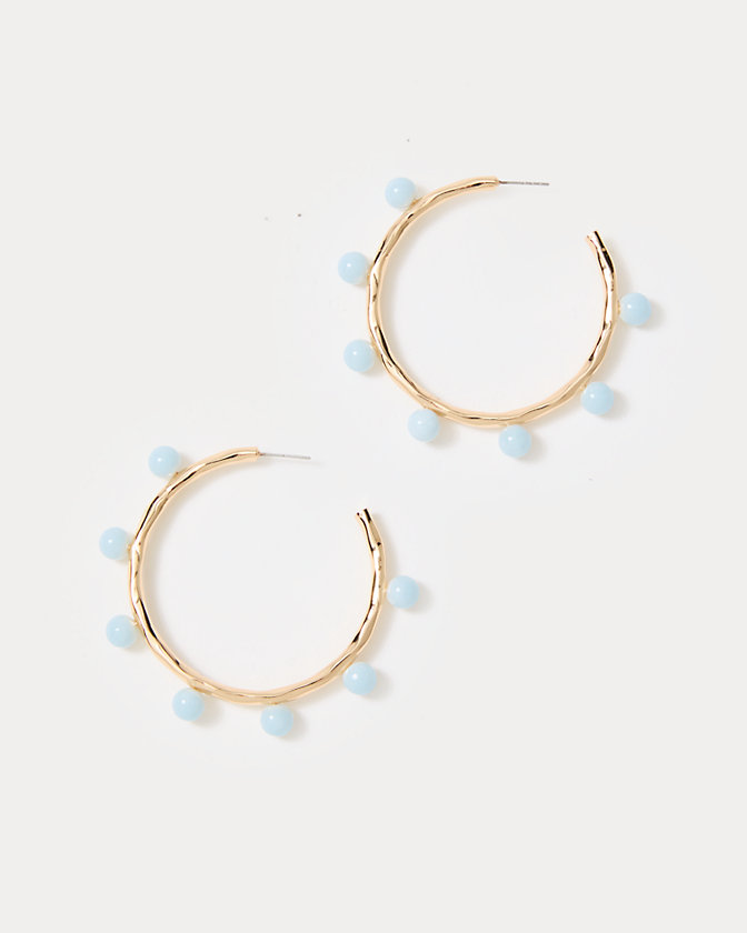 Wave n Sea Hoop Earrings - Lilly Pulitzer Sale​