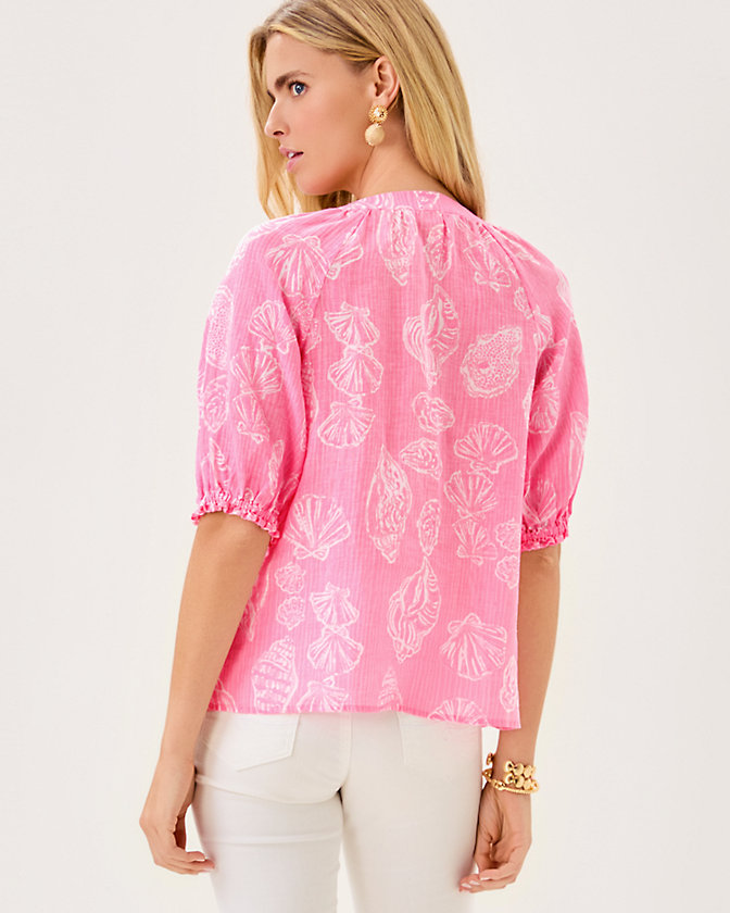 Caprina Linen Top - Lilly Pulitzer Sale​