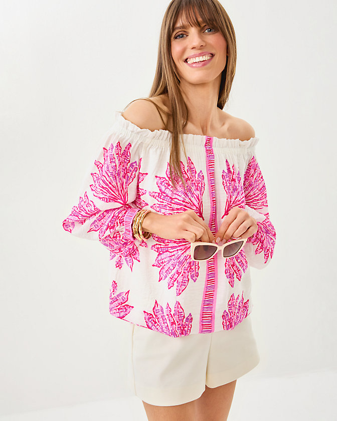 Kalinda Off-the-Shoulder Top - Lilly Pulitzer Sale​