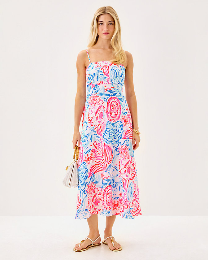 Jorgian Linen Midi Dress - Lilly Pulitzer Sale​