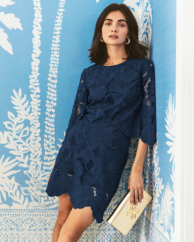 Amabel 3/4 Sleeve Cropped Top - Lilly Pulitzer Sale​