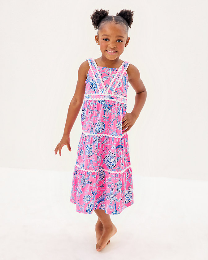 Girls Mini Pollie Midi Dress - Lilly Pulitzer Sale​