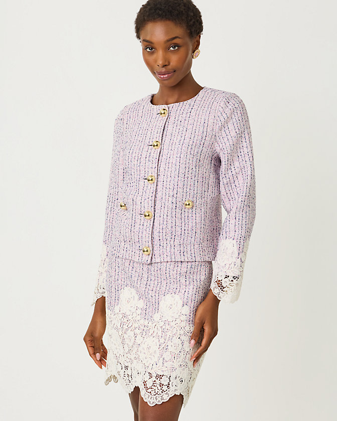 Lavina Boucle Jacket - Lilly Pulitzer Sale​